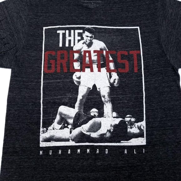 Muhammad Ali The Greatest TShirt DIY Altered Shred - Picture 2 of 7